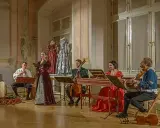 Zespół wykonuje muzykę barokową, być może inspirowaną Henrym Purcellem. Występują w historycznych strojach, z instrumentami smyczkowymi i klawiszowymi.