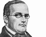 Portret Stanisława Moniuszki w stylu rycin. Jego prezentacja muzyczna jest zawsze inspirująca.