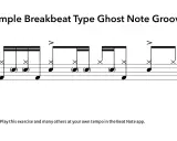 Nuty perkusyjne: strojenie werbla w rytmie breakbeat. Ćwiczenie na ghost notes.
