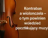 Kontrabas a wiolonczela – różnica. Początkujący muzyk powinien wiedzieć, jak je odróżnić.