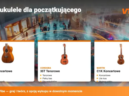 Poradnik: jakie ukulele dla początkującego. Trzy modele: Ohana CK-35G, Cordoba 35T, Martin C1K. Nauka gry na ukulele staje się prostsza!