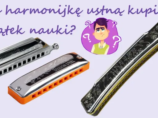 Trzy harmonijki ustne: chromatyczna, diatoniczna "Session Steel" i ozdobna. Idealne na początek nauki gry na harmonijce.