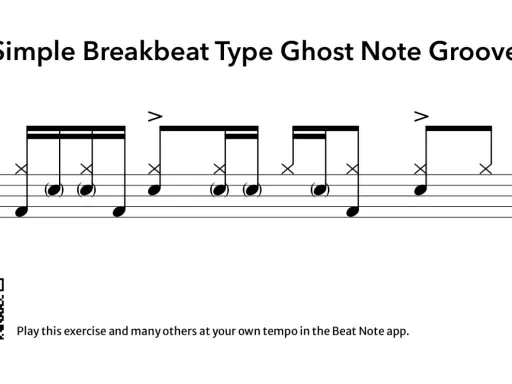 Nuty perkusyjne: strojenie werbla w rytmie breakbeat. Ćwiczenie na ghost notes.