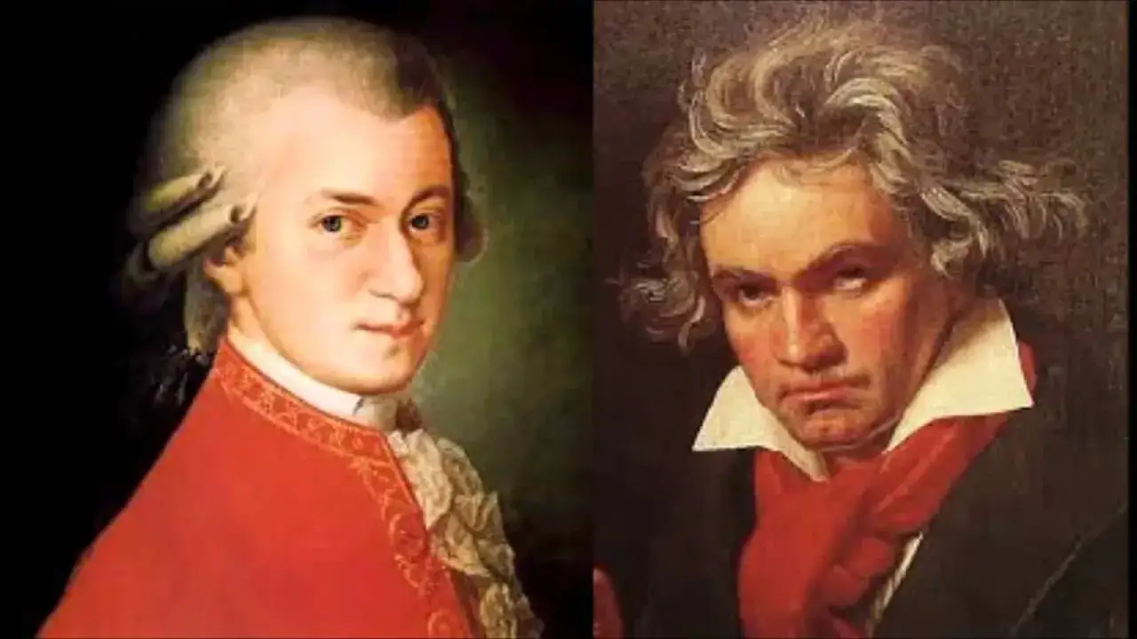 Portrety Mozarta i Beethovena. Beethoven, kompozytor